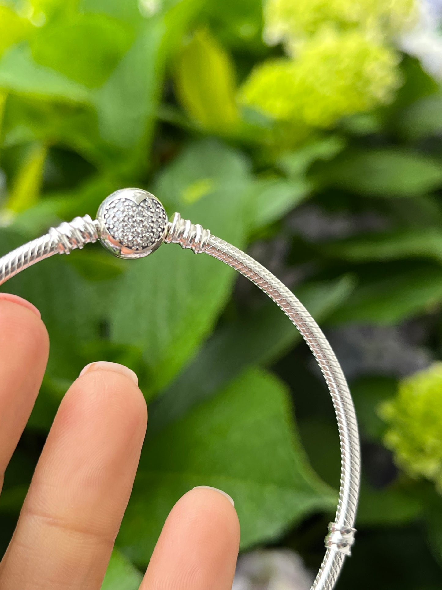 Pulsera Pandora corazón circonio