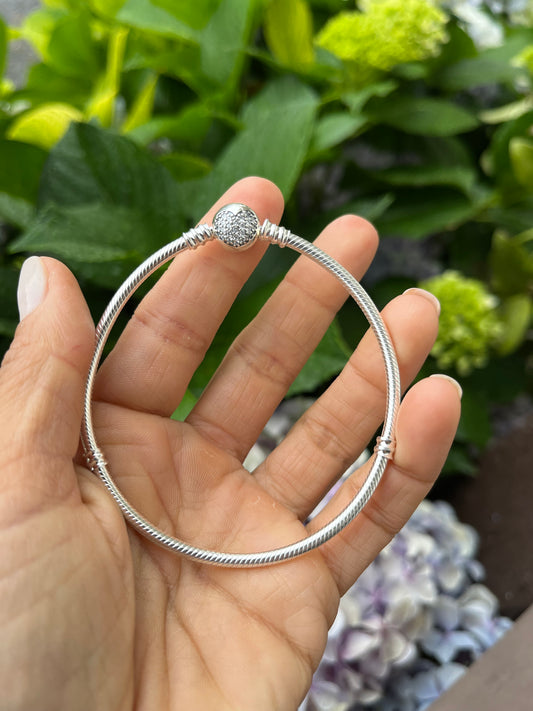 Pulsera Pandora corazón circonio